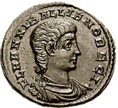 pièce de Monnaie romaine de l'empereur Hannibalien