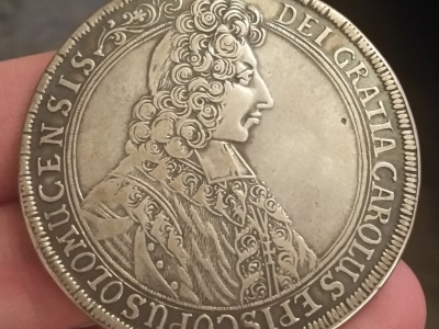 Focus sur une monnaie : Thaler d'Olmutz pour Charles III Joseph de Lorraine