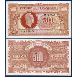 500 Francs Marianne TTB+ 1945 Billet du trésor Central
