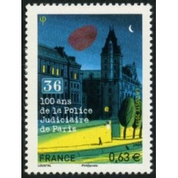 Timbre France Yvert No 4796 100 ans de la police judiciaire de Paris