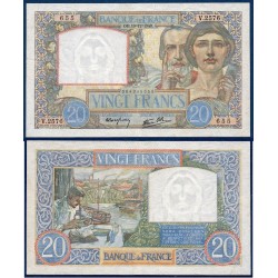 20 Francs Science et Travail TTB+ 19.12.1940 Billet de la banque de France