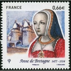 Timbre France Yvert No 4834 Anne de Bretagne