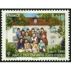 Timbre France Yvert No 4852 La rafle d'Izieu