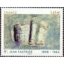 Timbre France Yvert No 4888 Jean Fautrier, Les boites de conserve
