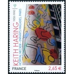 Timbre France Yvert No 4901 Keith Haring, hopital Necker