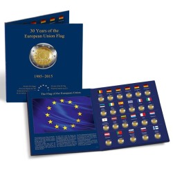 Album Collector PRESSO, Euro-Collection pour 2 euro Drapeau Européen