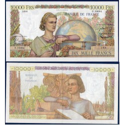 10000 Francs Génie Francais TTB+ 1.12.1955 Billet de la banque de France