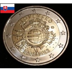 2 euros commémorative Slovaquie 2012 DEK pièces de monnaie €