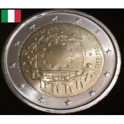 2 euros commémorative Italie 2015 Drapeau piece de monnaie €