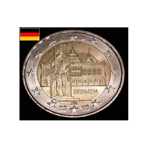 Piece De 2 Euros Avec Un Bonhomme Allemagne