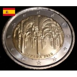 2 euros commémorative Espagne 2010 centre historique de Cordoue pièce de monnaie €