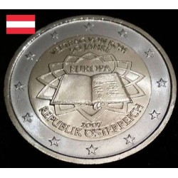 2 euros commémorative Autriche 2007 Traité de Rome emission commune