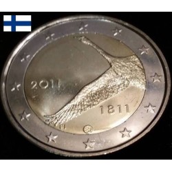 2 euros commémorative Finlande 2011 banque de la Finlande pièce de monnaie €