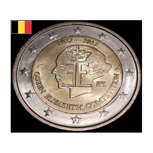 Piece De 2 Euros Reine Elisabeth Valeur