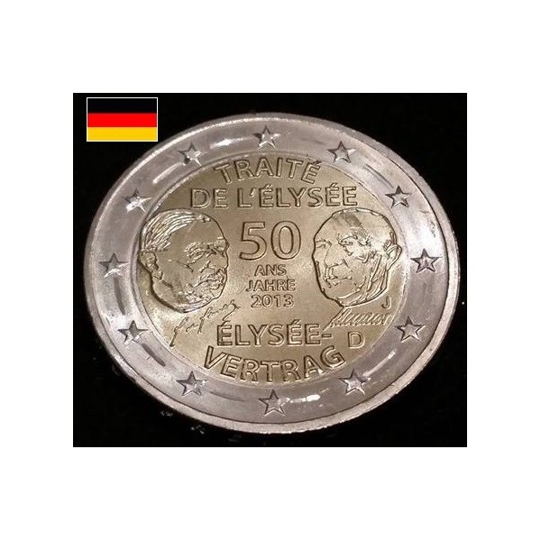 2 euros commémorative allemagne 2013 traité