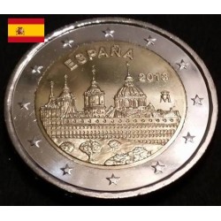 2 euros commémorative Espagne 2013 Site royal de Saint-Laurent-de-l'Escurial piece de monnaie €