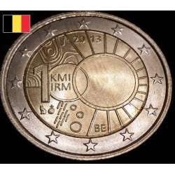 2 euros commémorative Belgique 2013 Institut Royal Météorologique piece de monnaie €