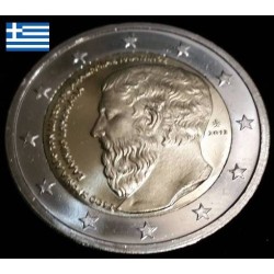 2 euros commémorative Grèce 2013 Platon pièce de monnaie €
