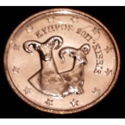 Pièce de 2 centimes d'Euro Chypre