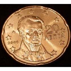 Pièce de 20 centimes d'Euro Grèce