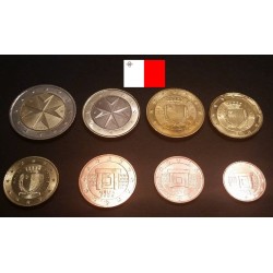 Série d'Euro de Malte piece de monnaie