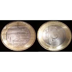 Pièce 3 euros Slovénie 2010 Ljubljana - Capitale Mondiale du Livre monnaie €
