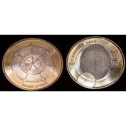 Pièce 3 euros Slovénie 2012 première médaille Olympique Medalja 1912 monnaie €