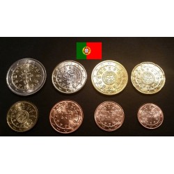 Série d'Euro du Portugal pièce de monnaie