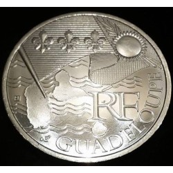 Pièce 10 euros 2010 Guadeloupe série des régions