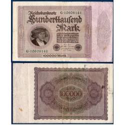 Allemagne Pick N°83, Billet de banque de 100000 Mark 1923