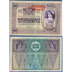 Autriche Pick N°65, Billet de banque de 10000 Kronen 1919