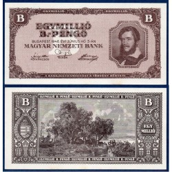 Hongrie Pick N°134, Billet de banque de 1 million de Milliard Pengo 1946