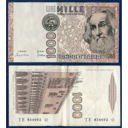 Italie Pick N°109, Billet de banque de 1000 Lire 1982