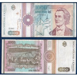 Roumanie Pick N°101A, Billet de banque de 1000 leï 1990