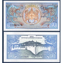 Bhoutan Pick N°12 Billet de 1 Ngultrum 1986