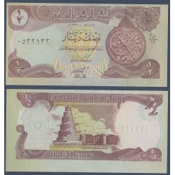Irak Pick N°78, Billet de 1/2 Dinar 1993