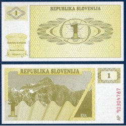 Slovénie Pick N°1, Billet de banque de 1 Tollar 1990
