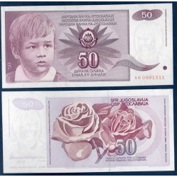 Yougoslavie Pick N°104, Billet de banque de 10 Dinara 1990