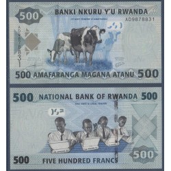 Rwanda Pick N°38, Billet de banque de 500 Francs 2013