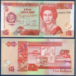 Belize Pick N°67, Billet de banque de 2 dollars 2003-2011