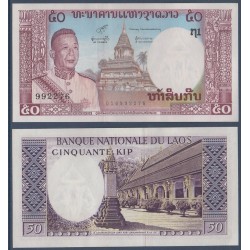 Laos Pick N°12, Billet de 50 Kip 1963