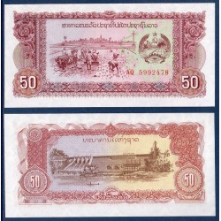 Laos Pick N°29, Billet de 50 Kip 1979