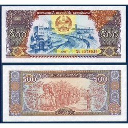 Laos Pick N°31, Billet de 500 Kip 1988