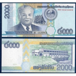 Laos Pick N°41, Billet de banque de 2000 Kip 2011