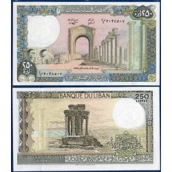 Liban Pick N°67, Billet de banque de 250 Livres 1978-1988