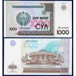 Ouzbékistan Pick N°82, Billet de banque de 100 Sum 2001