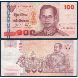 Thaïlande Pick N°114, Billet de banque de banque de 100 Baht 2005
