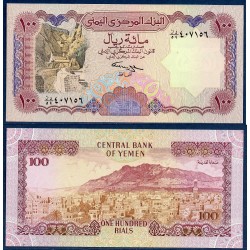 Yemen Pick N°28, Billet de banque de banque de 100 Rials 1993