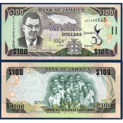 Jamaique Pick N°90, Billet de banque de 100 dollars 2012
