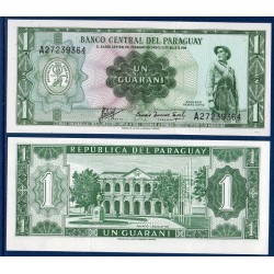 Paraguay Pick N°193, Billet de banque de 1 Guaranie 1963